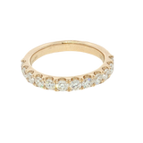 Elegant Diamond Bands 14K Yellow Gold 1.0 Carat Lab Grown Diamond Band