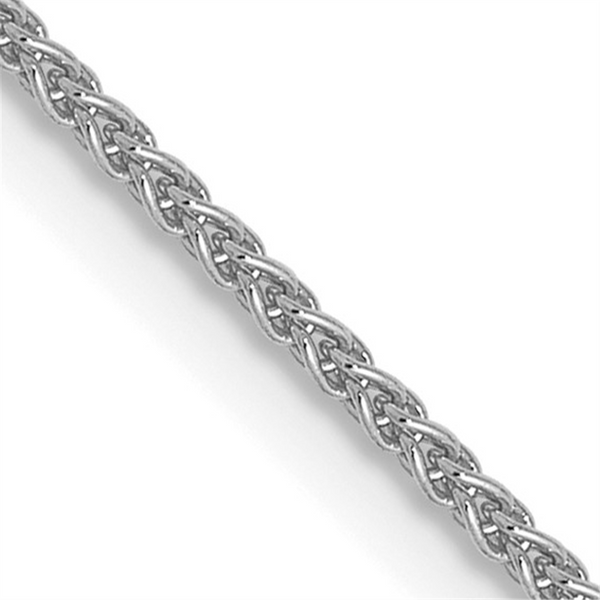 Elegant & Durable Designs 14K Gold White 1.0mm Wheat Chain, 16 Inch