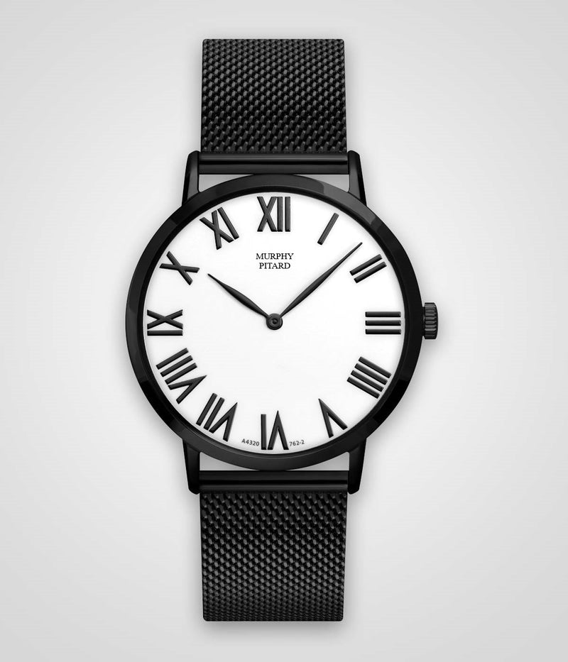MPJ Black Stainless Steel 40mmDress Watch