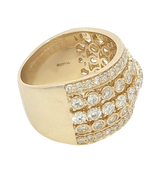 Elegant & Trendy 14K Yellow Gold 2.00 Carats Diamond Ring