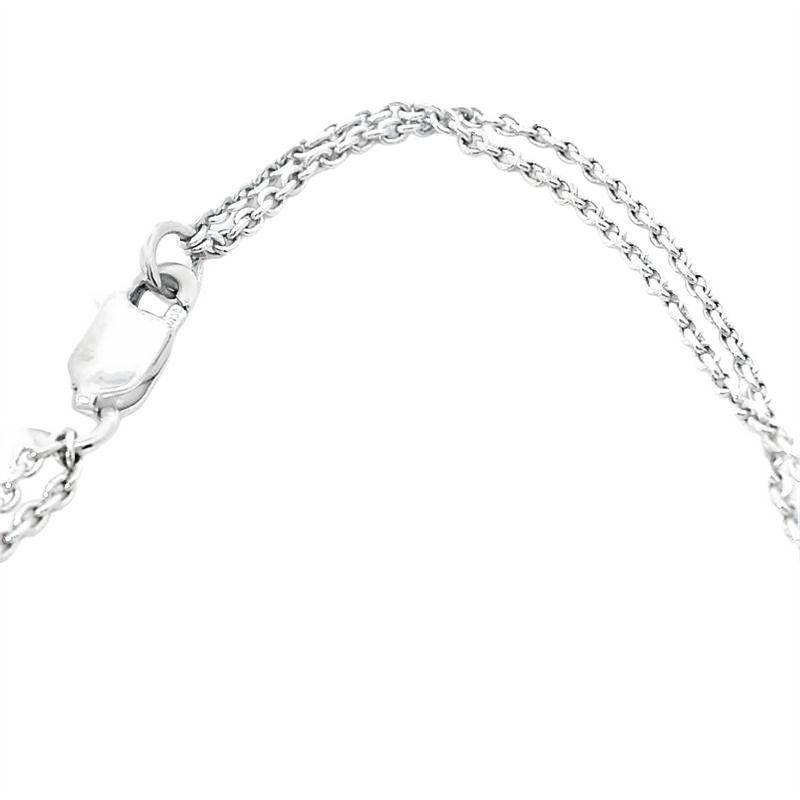 Vibrant Colored Stone Necklaces 18K White Gold 1.37 Carats Ruby & 0.39 Carats Diamond Halo Necklace, 18 Inch