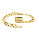 Classic Precious Metal Bracelet 14K Yellow Gold Curb Link Bracelet, 8 Inch