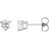 Classic & Contemporary 10K Gold White 1/3 Carats Diamond Stud Earrings