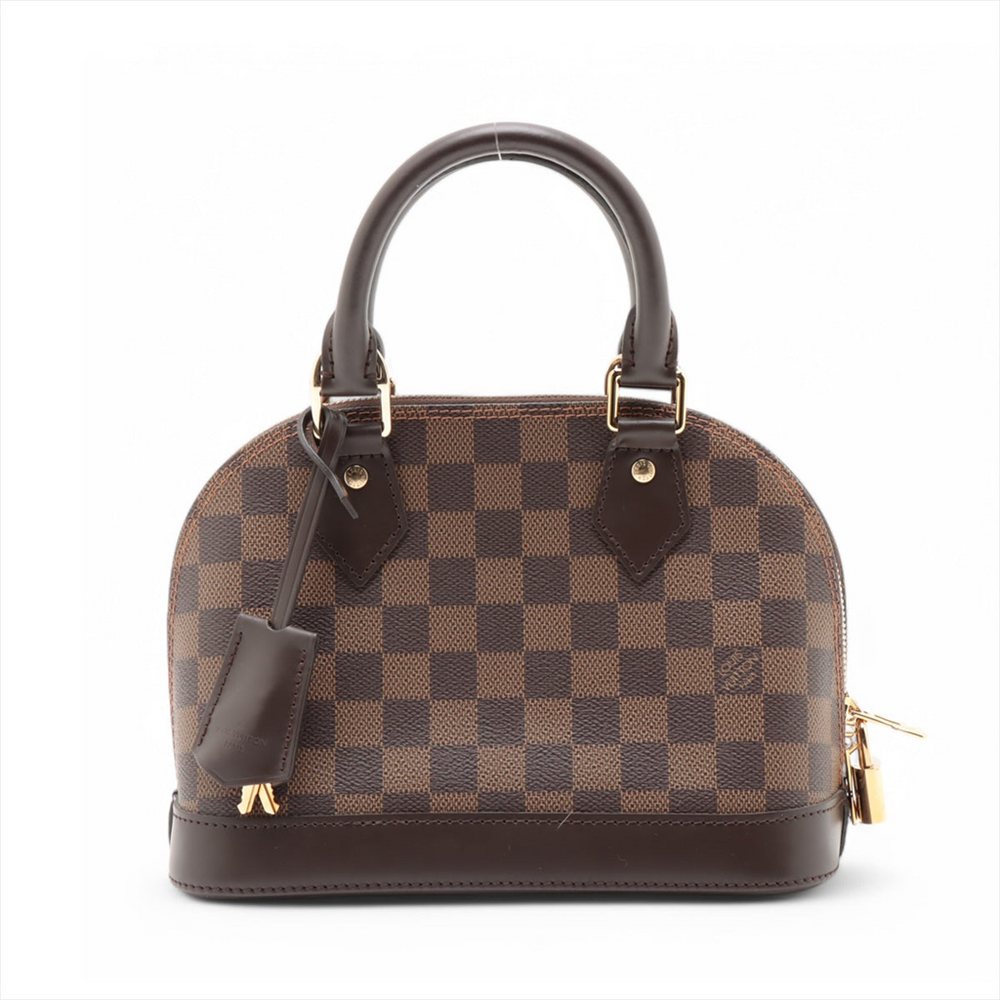 Louis Vuitton バンドーbb LOUIS VUITTON Bond Street BB Damier Ebene Crossbody Bag Magnolia