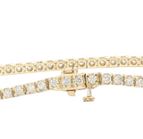 Sophisticated & Timeless Diamond Bracelets 14K Yellow Gold 2.01 Carats Diamond Tennis Bracelet - 7 Inch