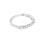 Elegant Diamond Bands 14K White Gold Anniversary 0.75 Carats Diamond Band