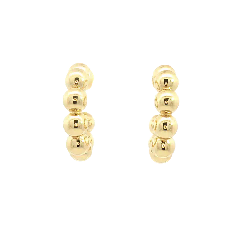 Yellow Gold Plated Small Hoop Earrings