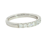 Elegant Diamond Bands 14K White Gold 0.75 Carats Lab Grown Diamond Band