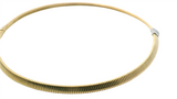 Elegant Diamond Necklaces 18K Gold Two-Toned 0.36 Carats Diamond Choker Necklace - 17 Inch