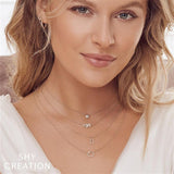 Yellow 14 Karat Gold 1/5 Carats Diamond Solitaire Necklace