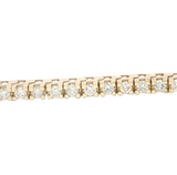 Sophisticated & Timeless Diamond Bracelets 14K Yellow Gold 2.01 Carats Diamond Tennis Bracelet - 7 Inch