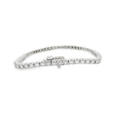Sophisticated & Timeless Diamond Bracelets 14K White Gold 3.0 Carats Diamond Tennis Bracelet - 7 Inch