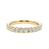 Elegant Diamond Bands 14K Gold Yellow 0.78 Carats Diamond Anniversary Band