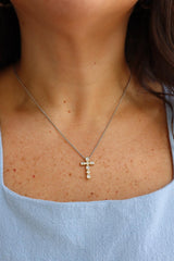 Elegant Diamond Necklaces & Pendants 14K Yellow Gold Bezel Set Baguette & Round 0.319 Carats Diamonds Pendant