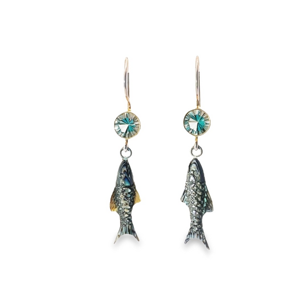 Sterling Silver & 22K Yellow Gold Michou Poseidon's Treasures Earrings