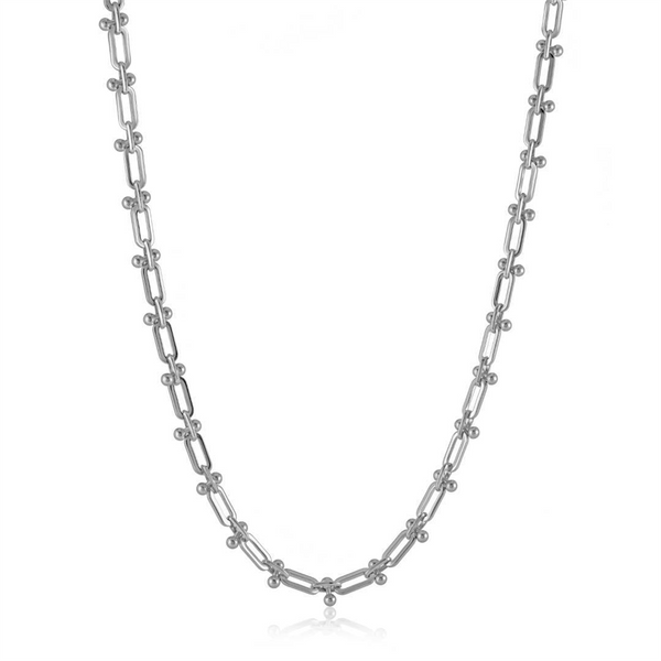 Elegant & Durable Design Stainless Steel 4mm U Link Tiffany Inspired Chain, 18 Inch