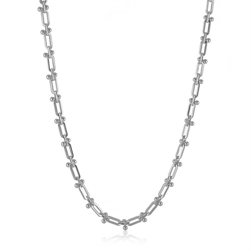 Elegant & Durable Design Stainless Steel 4mm U Link Tiffany Inspired Chain, 18 Inch