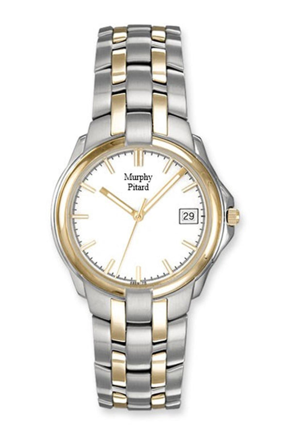 MPJ Signature Two-Toned Stainless Steel 35mm Dress Watch