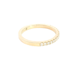 Elegant Diamond Bands 14K Yellow Gold 0.30 Carats Diamond Stackable Band