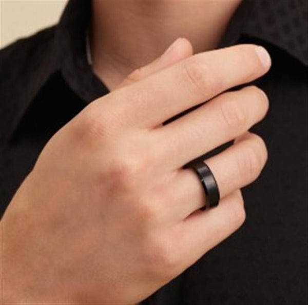 Black Tungsten 6 MM Comfort Fit Band