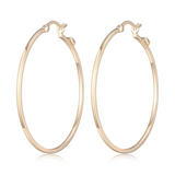 Yellow Gold Filled 45 MM Hoop Earrings