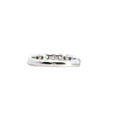 Elegant Diamond Bands 18K Gold White 0.76 Carats Diamond Anniversary Band