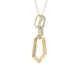 Elegant Diamond Necklaces 14K Yellow Gold 0.11 Carats Diamond Necklace - 18 Inch