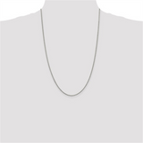 Sterling Silver Rope Chain, 24 Inch