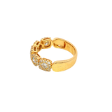 Elegant Diamond Bands 18K White Gold 0.87 Carats Diamond Halo Band