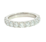 Elegant Diamond Bands 14K White Gold 1.30 Carats Lab Grown Diamond Band