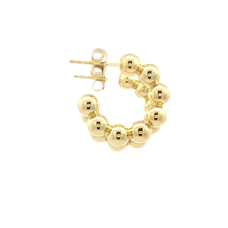 Yellow Gold Plated Small Hoop Earrings