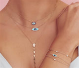 Sophisticated & Timeless Diamond Bracelets 14K Yellow Gold 0.06 Carats Diamond Solitaire Bracelet - 7 Inch