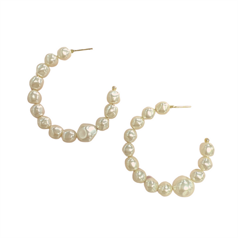 Timeless & Sophisticated Design Yellow Gold Filled Large Nubia Hoop Earrings
