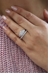Elegant Diamond Bands 14K White Gold Anniversary 0.53 Carats Diamond Anniversary Band