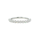MPJ Exclusive Elegant Diamond Bands 14K Gold White 0.53 Carats Diamond Anniversary Band