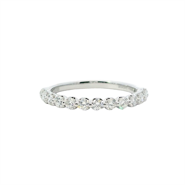 MPJ Exclusive Elegant Diamond Bands 14K Gold White 0.53 Carats Diamond Anniversary Band