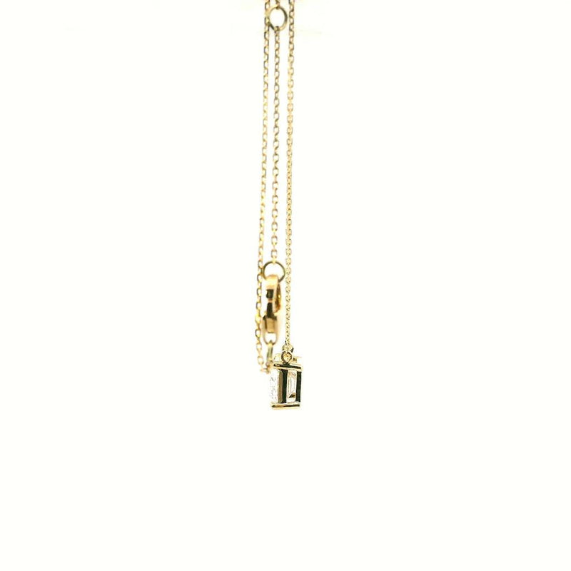 Elegant Diamond Necklaces 14K Gold Yellow 2.06 Carats Lab Grown Diamond Solitaire Pendant Necklace - 18 Inch