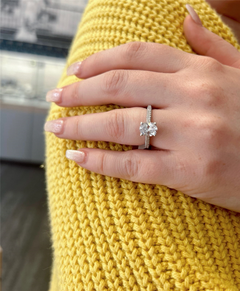 White 14 Karat Gold 2.13 Carats Diamond Halo Semi-Mount Engagement Ring