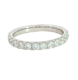 Elegant Diamond Bands 14K White Gold 0.75 Carats Lab Grown Diamond Band