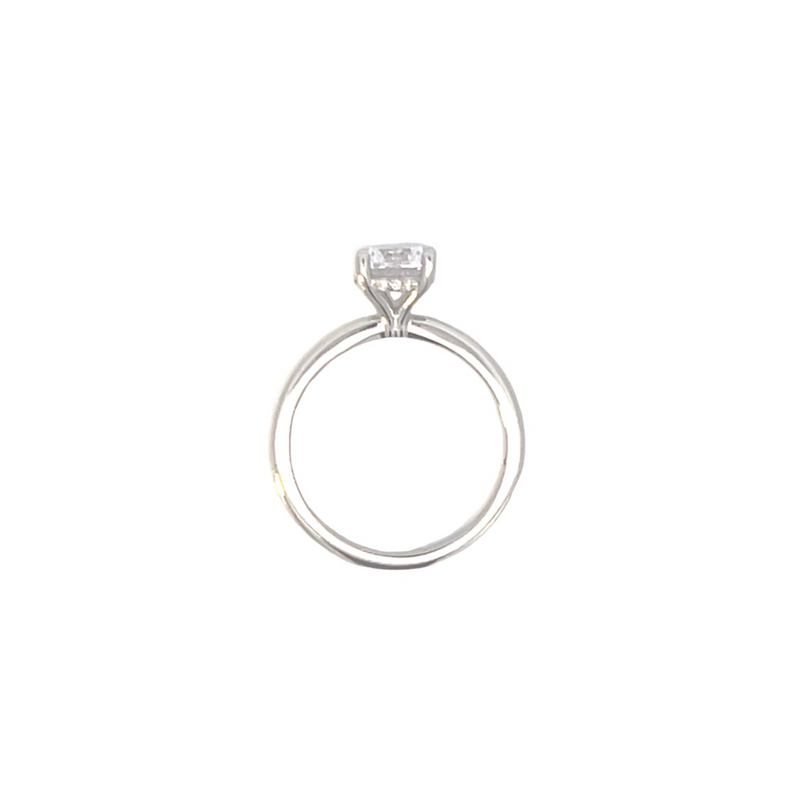 MPJ EXclusive White14 Karat Gold .04 Carats Diamond Round Solitaire Engagement Ring