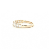 Elegant Diamond Bands 14K Gold Yellow Anniversary 1.05 Carats Diamond Anniversary Band