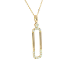 Elegant Diamond Necklaces & Pendants 14K Yellow Gold 0.29 Carats Diamond Pendant