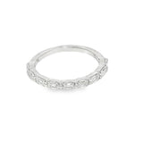 Elegant Diamond Bands 14K White Gold Anniversary 0.75 Carats Diamond Band