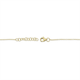 Sophisticated & Timeless Diamond Bracelets 14K Yellow Gold 0.04 Carats Diamond Infinity Bracelet - 7 Inch