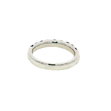 Bold & Elegant 18K White Gold 0.66 Carats Blue Sapphire & 0.45 Carats Diamond Stackable Band