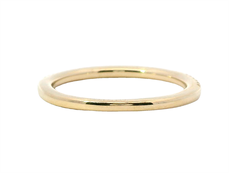 Elegant Diamond Bands 14K Gold Yellow Stackable 0.15 Carats Diamond Anniversary Band