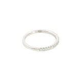 Elegant Diamond Bands 14K White Gold 0.20 Carats Diamond Stackable Band