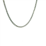 Elegant Diamond Necklaces 18K White Gold 11.80 Carats Diamond Tennis Necklace - 17 Inch
