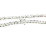 Sophisticated & Timeless Diamond Bracelets 14K White Gold 2.99 Carats Diamond Tennis Bracelet - 7 Inch