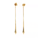 Classic & Contemporary 18K Yellow Gold 0.85 Carats Diamond Drop Earrings